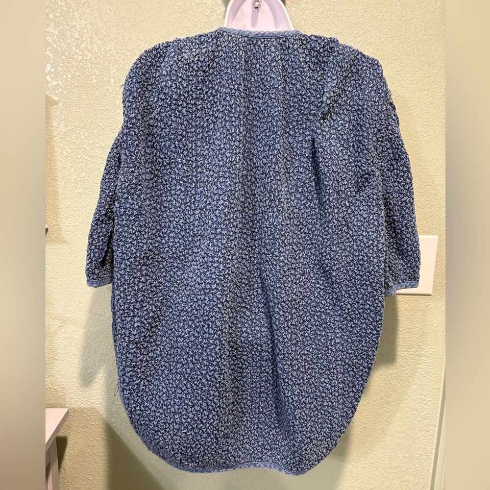 Double D Ranch Popcorn Short Sleeve Jean Jacket Sz L - Picture 5 of 9